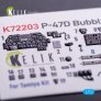 Kelik Set d�taillage P-47D Thunderbolt 1/72 cockpit image 2