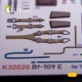 1/32 BF-109 E Interior for Trumpeter image 6
