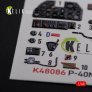 1/48 P-40N Interior 3D ACAD decal image 3
