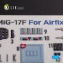 1/72 MiG-17 Fresco Shenyang J5 interior3D for Airfix decal