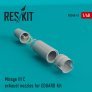 1/48 Dassault Mirage IIIc exhaust nozzles