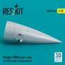 ResKit RSU320165 Mirage 2000D Cono nasale 1/32 image 1