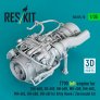 RESKIT Moteur T700 gauche 1/35 Kitty Hawk/ZIMI image 1