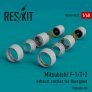 1/48 Mitsubishi F-1/T-2 exhaust nozzles