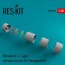 1/48 Mitsubishi F-2 open exhaust nozzles image 1
