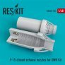 1/48 F-15 closed exhaust nozzles