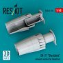 1/48 SR-71 Blackbird exhaust nozzles for Revell