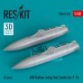 1/48 600 Gallon wing fuel tanks F-16 2 pcs.