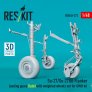 Reskit 1/48 Train Atterrissage Su-27/27UB Tardif Roues Lest�es image 1