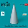 1/48 Mirage 2000-5 nose cone for Kinetic/Italeri