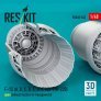 Reskit 1/48 F-15 A/B/C/D/E/J Open Exhaust Nozzles Hasegawa image 1