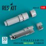 RESKIT 1/48 F-111 A/B/C/D/E Tuy�res d'�chappement ouvertes/ferm� image 1