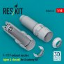 ResKit 1/48 F-111F Tuy�res d'�chappement ouvertes/ferm�es Academ