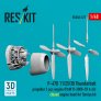 1/48 P-47D 11/25/30 Thunderbolt propel. & eng. for Tamiya image 1