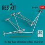 1/48 Sea King blade fold restraint systems for Airfix