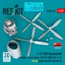 Reskit 1/48 H�lice et moteur P-47 M/N Thunderbolt pour Miniart