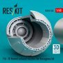 Reskit 1/48 F/A-18 Hornet Exhaust Nozzles Hasegawa image 2
