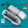 Reskit 1/48 F/A-18 Hornet Exhaust Nozzles for Kinetic