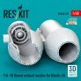 Reskit 1/48 F/A-18 Hornet Exhaust Nozzles for Kinetic image 1