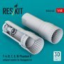 Reskit 1/48 F-4 B/C/D/N Phantom II Exhaust Nozzles Hasegawa
