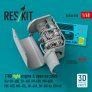 ResKit 1/48 T700 Right Engine Open Nacelles ICM