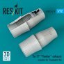 1/72 Su-27 Flanker exhaust nozzles for Trumpeter