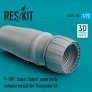1/72 F-100 Super Sabre open early exhaust nozzle image 1