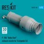 1/72 Convair F-106A Delta Dart exhaust nozzle for Trumpeter