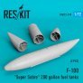 1/72 F-100 Super Sabre 200 gallon fuel tanks