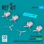 ResKit 1/72 B-24 Liberator H�lices Moteurs Capots