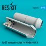 1/72 Tu-22 exhaust nozzles Modelsvit Kit