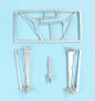 1/32 Cessna L.19/O-1 Bird Dog Landing Gear & Engine Supports