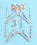 1/48 General-Dynamics F-16XL Experimental Fighter Landing Gear