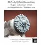 1/48 SBD-1/2/2/3/4 Dauntless Engine & Exhaust set image 3