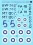 1/48 Decal Finnish Fighters Post War markings image 1