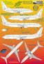 Skyline 1/144 Boeing 737NG -600 a -900 Decalcomanie