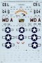 Microscale D�calcomanies P-51D Mustang Aces 8th Air Force 1/72 image 1