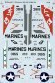 Microscale D�calcomanies F-4J Phantom USMC 1/72 image 1
