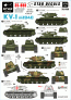 1/35 Russian KV-1 model/1940. Soviet, Germany, RONA