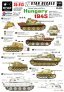 1/35 German tanks in Hungary 1945. Panther G, Tiger 2, Marder 2
