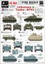 1/35 Lebanese Tanks & AFVs 1. Markings for SLA, Lebanese Forces