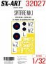 1/32 Paint mask Spitfire Mk.I K9798, WZ-L for Kotare
