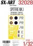 1/32 Paint mask Spitfire Mk.Ia L1065 PR-E for Kotare