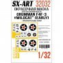 1/32 Paint mask F4F-3 Wildcat & National Insignia