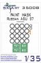 1/35 Russian ASU 57 Painting Mask