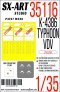 1/35 Paint mask K-4386 Typhoon-VDV