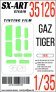 1/35 Tinting film GAZ TIGER