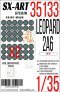 1/35 Paint mask Leopard 2A6