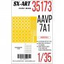 1/35 Paint mask AAVP-7A1 for Hobby Boss