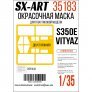 1/35 Paint mask 9M96 of 50P6E TEL S350E Vityaz